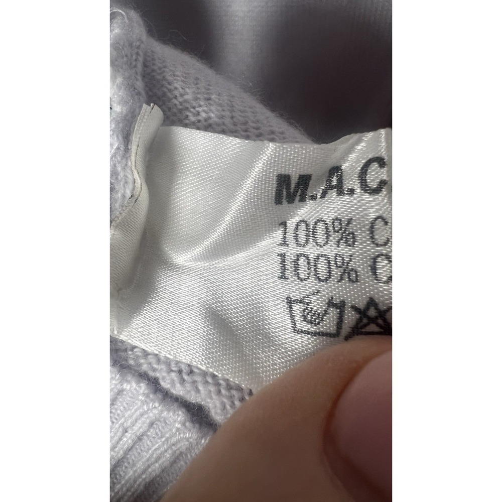 100% Cashmere Gentry portofino Size 42 US 6 Light Gray V-Neck Button Up Cardigan - Picture 7 of 11
